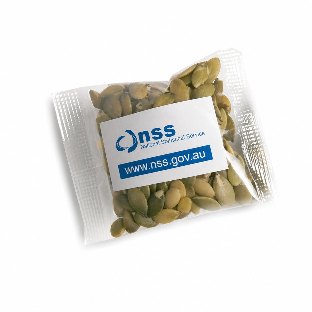 Branded Pepitas Pumpkin Seeds 20g Snack Pack