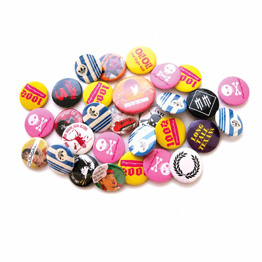Tin Button Badges 44mm — Custom Full Colour Print