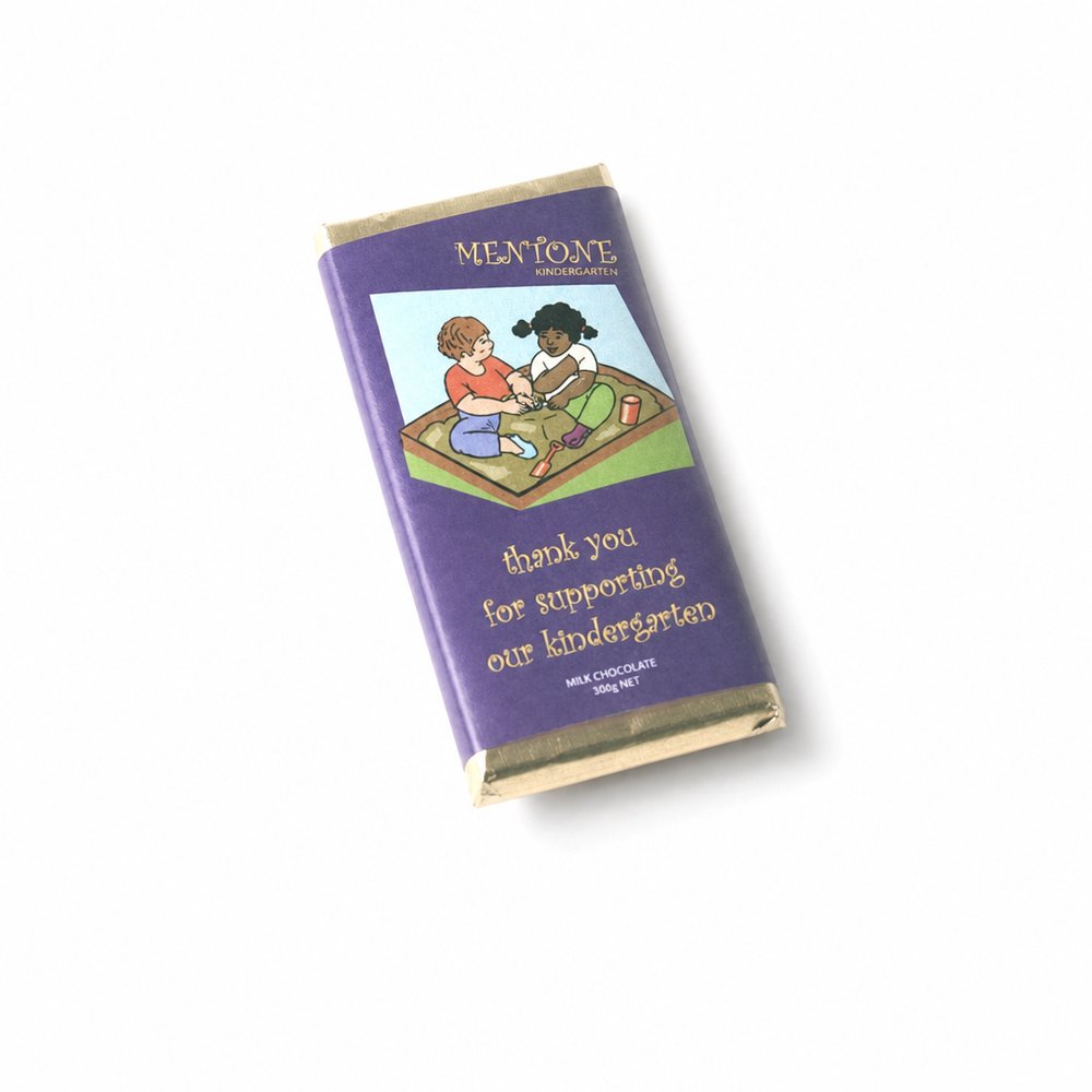 Branded 100g Chocolate Bars with Custom Wrapper