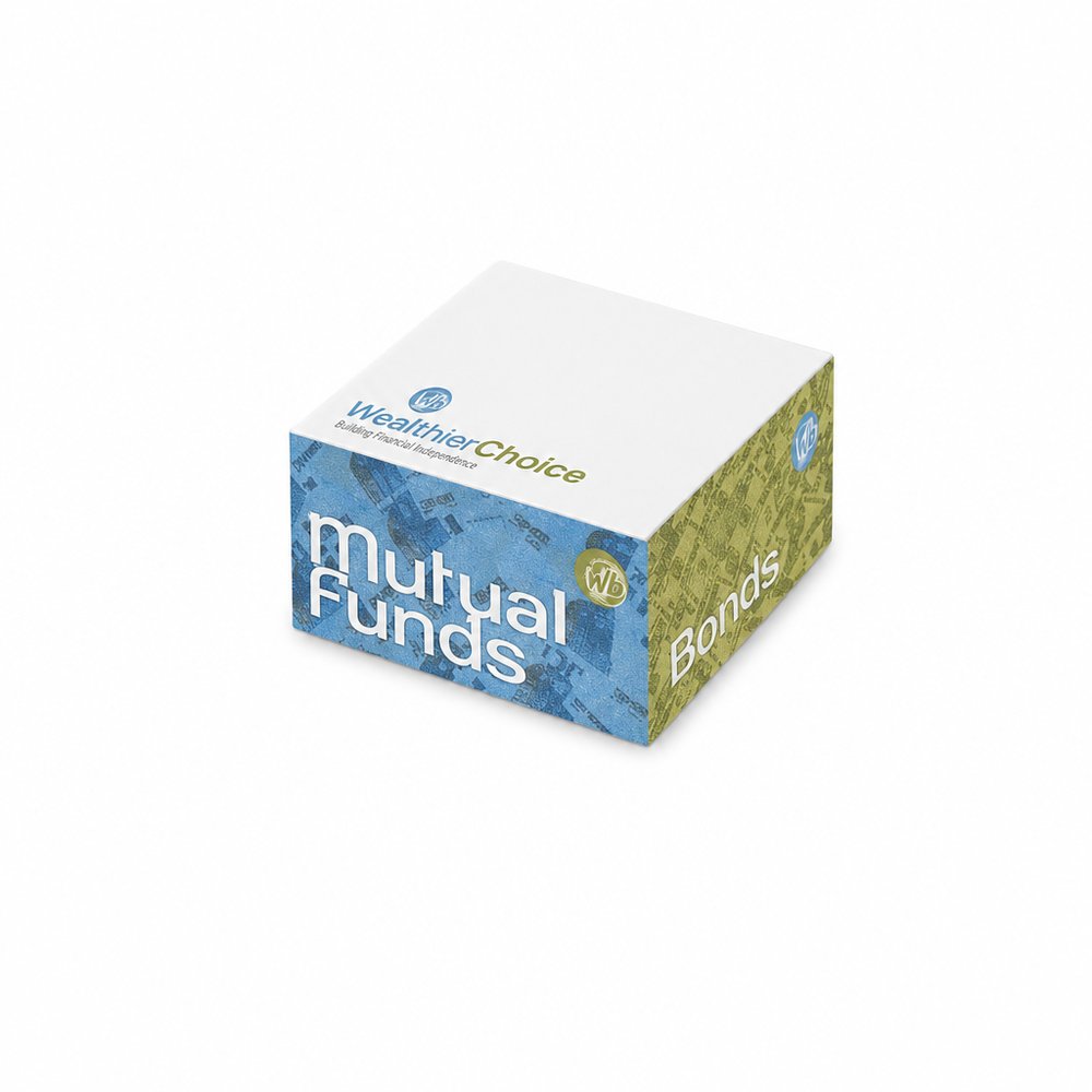 Custom Printed Sticky Note Cubes - Branded Memo Pads