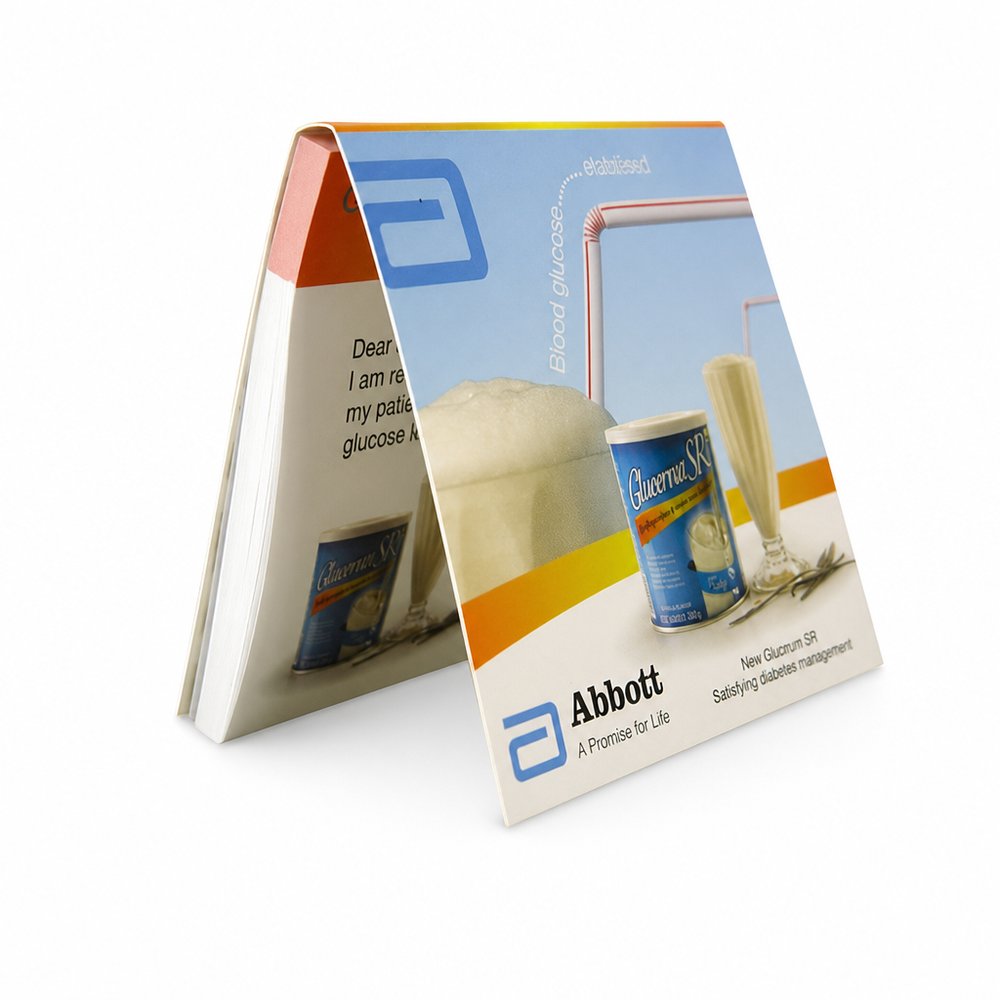 Branded Sticky Notes with Custom Cover, 75 x 127mm