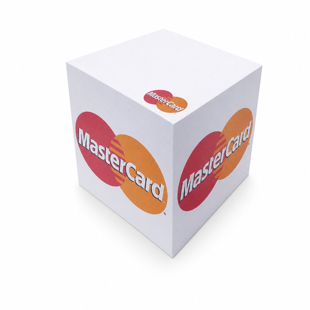Branded Sticky Note Cubes — 315 Sheets, Full Colour