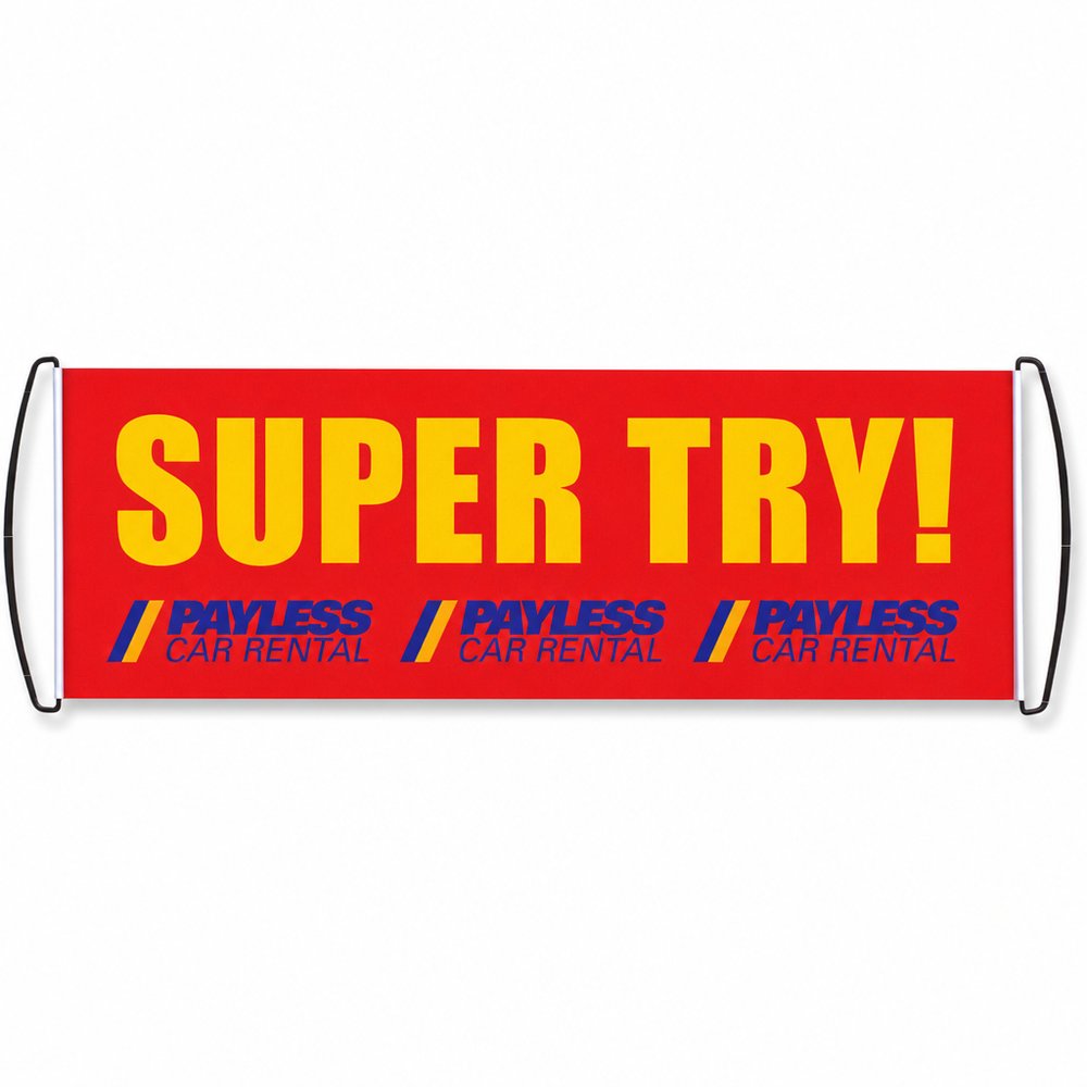 Spring-Loaded Fan Banner for Stadium Events