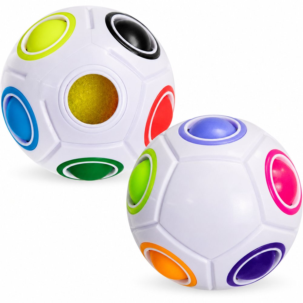 Fidget Puzzle Ball with Branded Panel