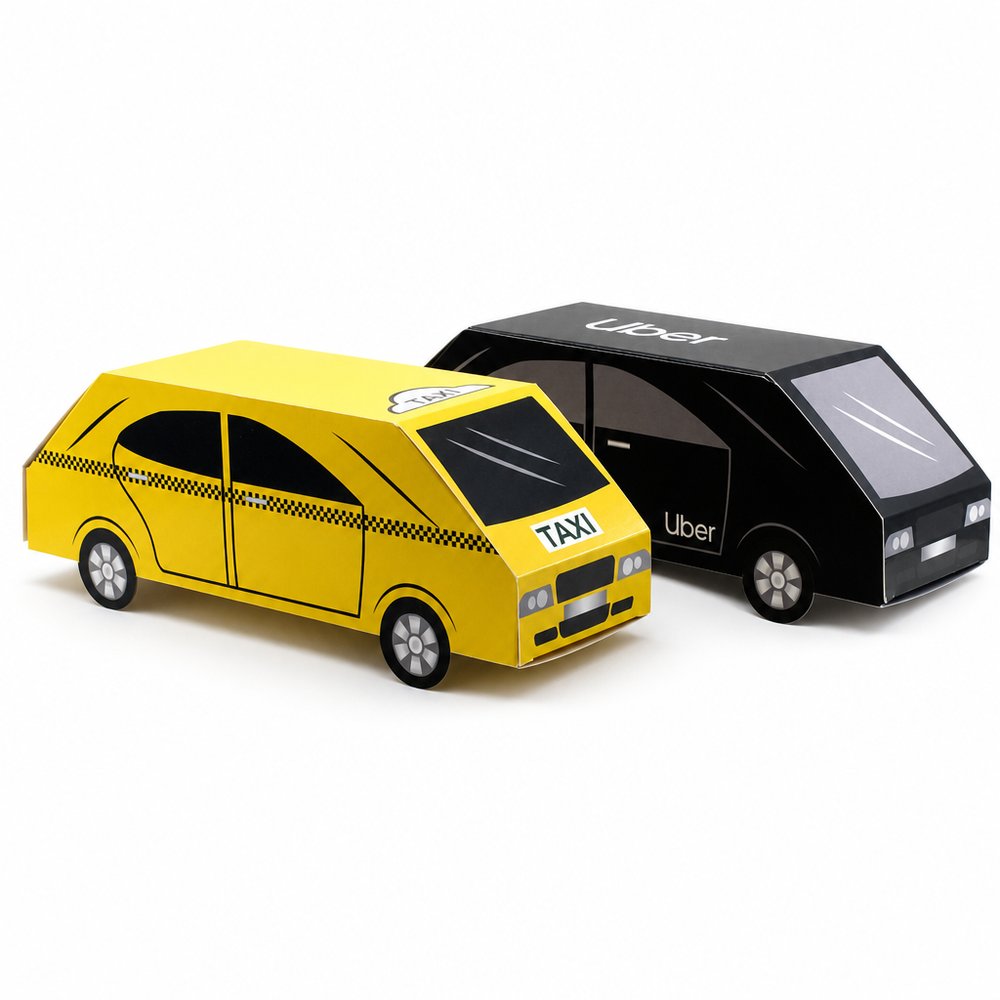 Personalised Car-Shaped Lolly Box 17cm