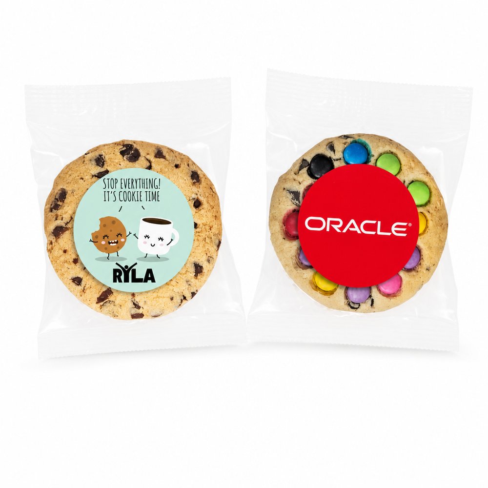 Large Cafe-Style Custom Logo Cookie 7cm
