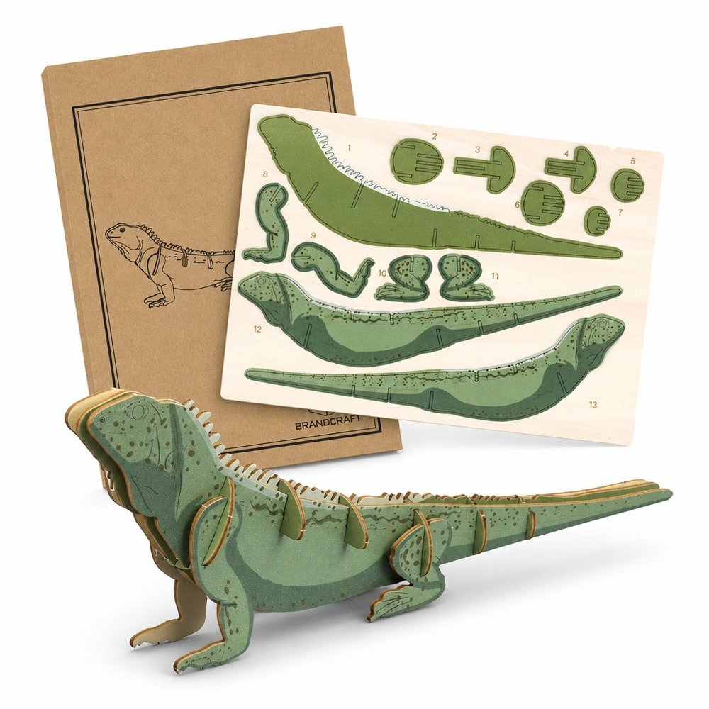 Tuatara Laser-Cut Basswood Model Kit