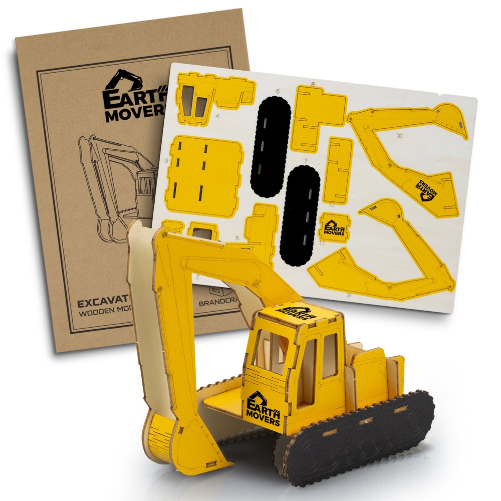BRANDCRAFT Digital Print Wooden Model Kit