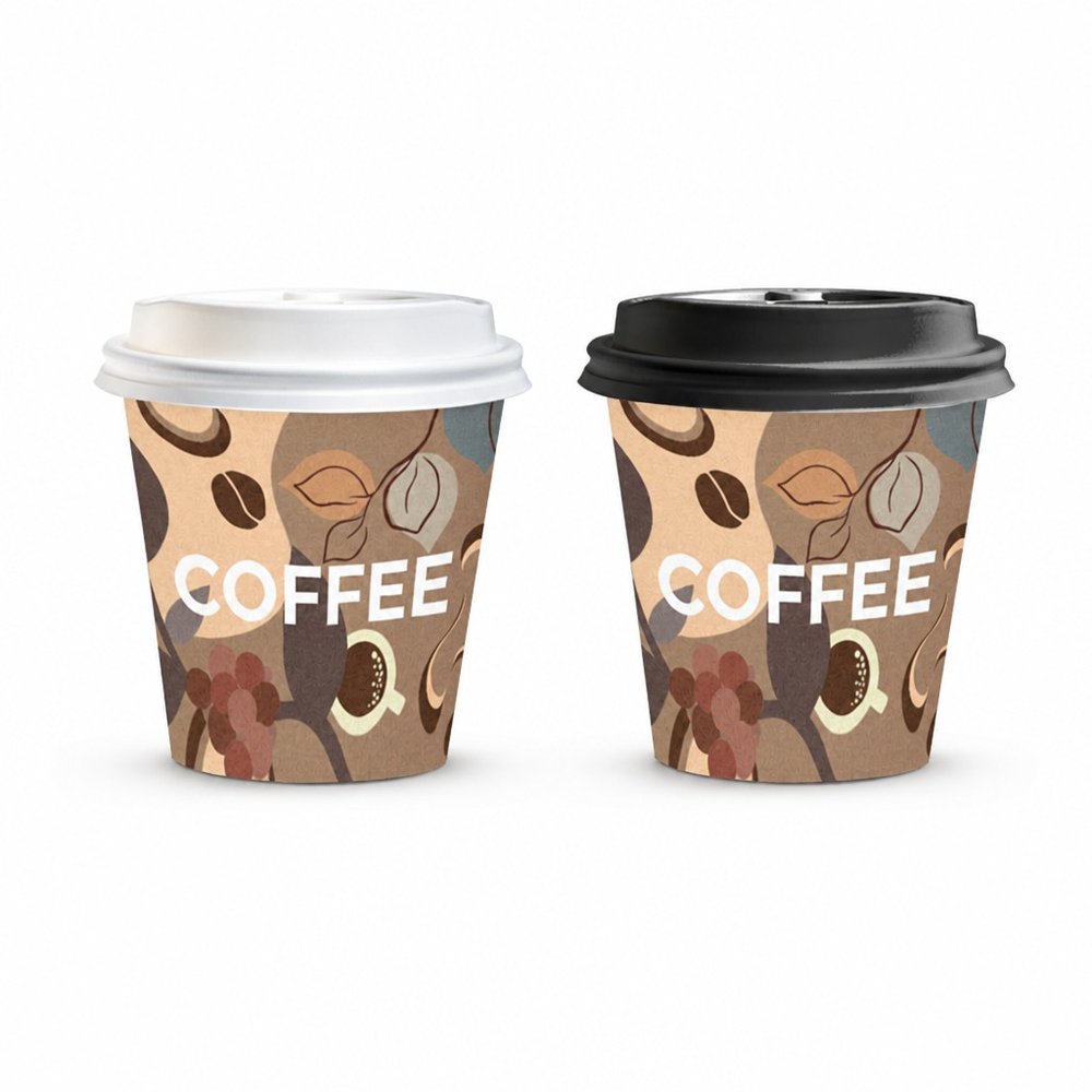 Kudos Disposable Coffee Cup with Lid 180ml