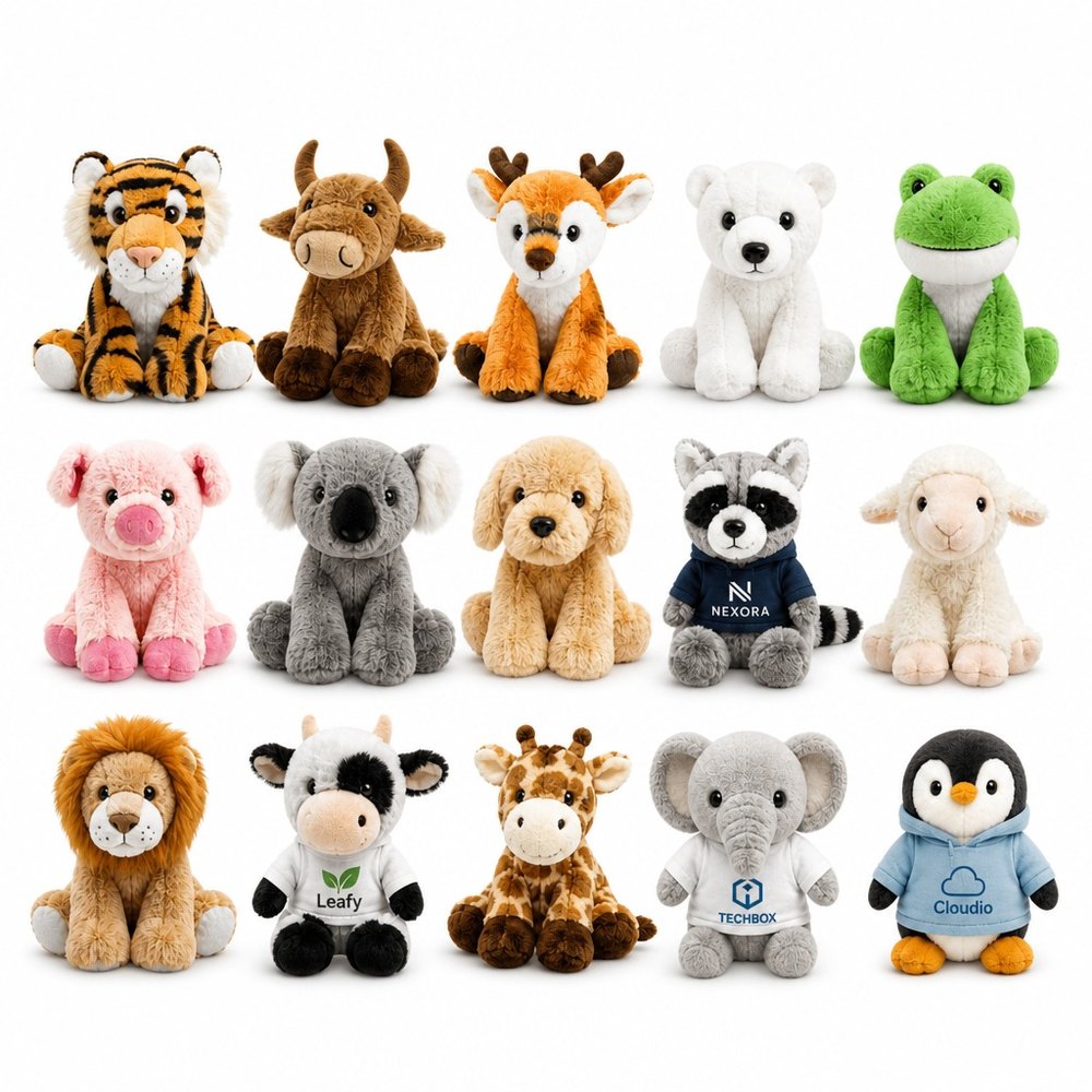 Bespoke Plush Mascot in Crystal-Soft Velvet