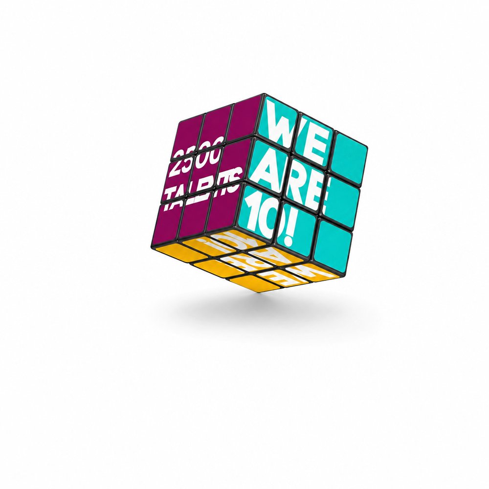 Custom Printed Rubik's Cube 57mm — Branded Puzzle