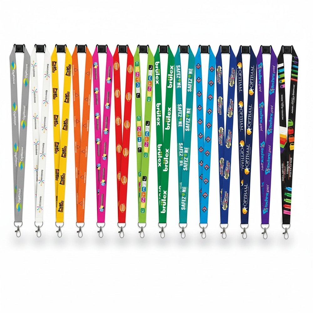 Personalised Lanyards 20mm — Full Colour Custom Print