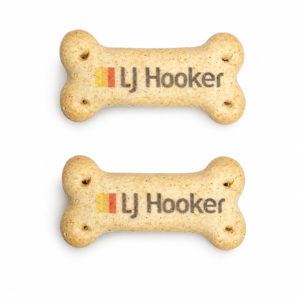 Custom Printed Dog Biscuits with Logo