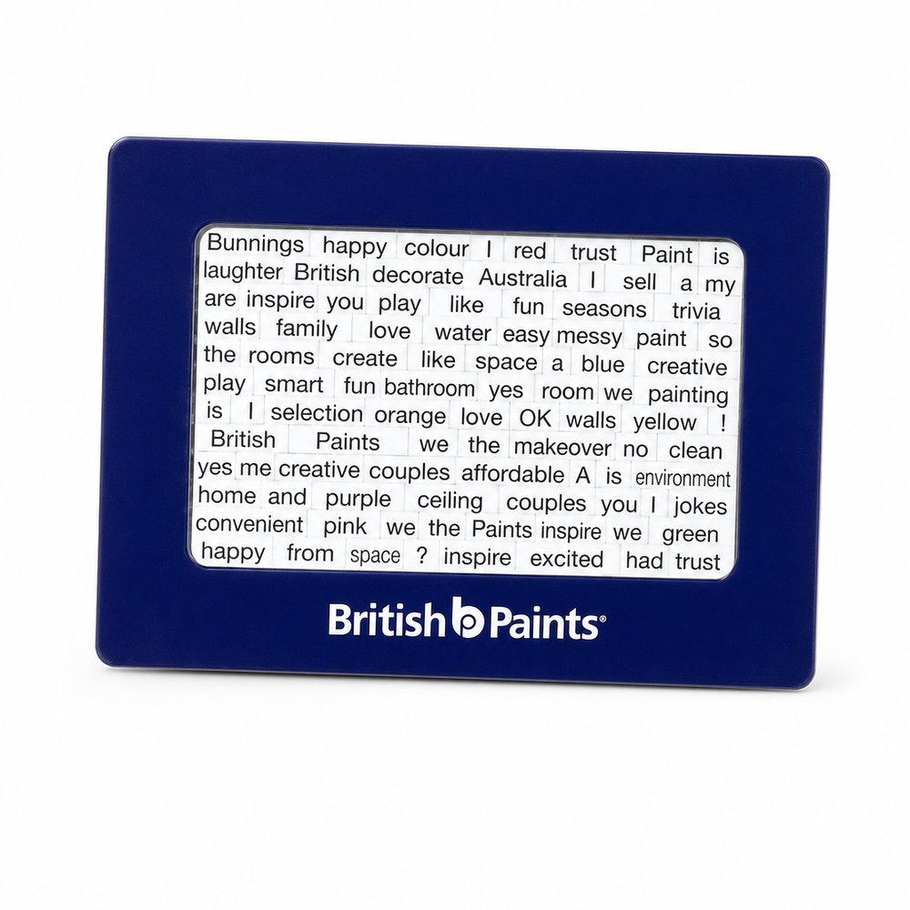 Custom Magnetic Poetry Fridge Magnets