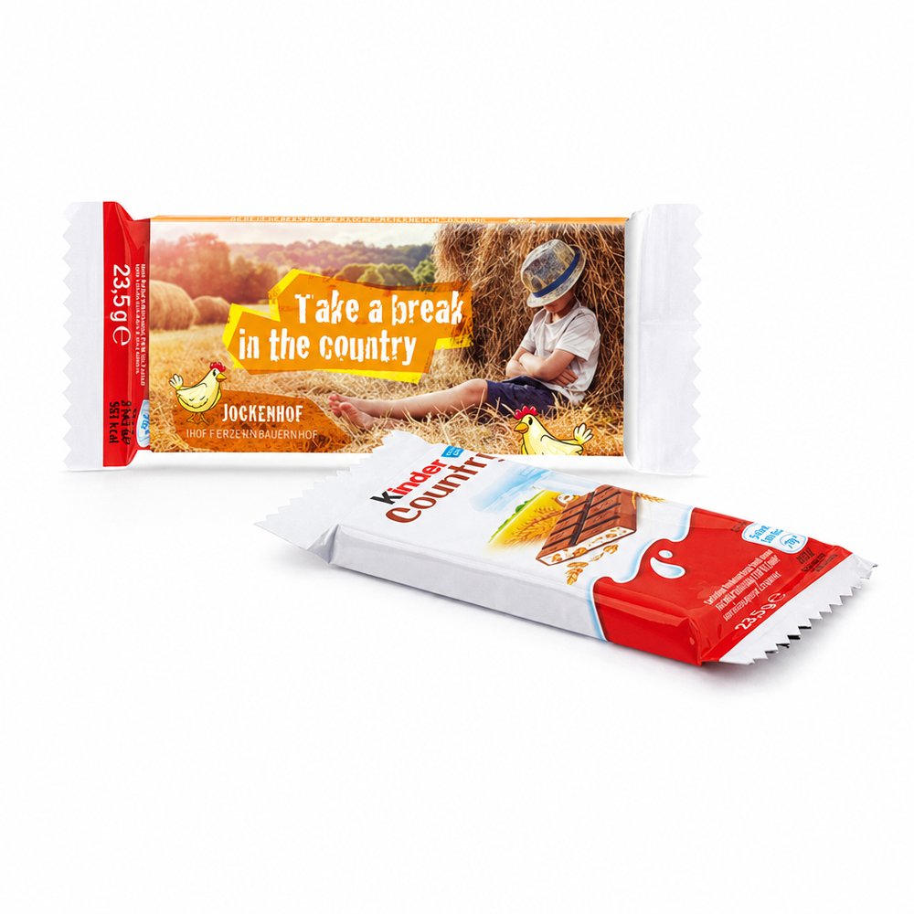 Ferrero Kinder Country Bars — Custom Branded 23.5g