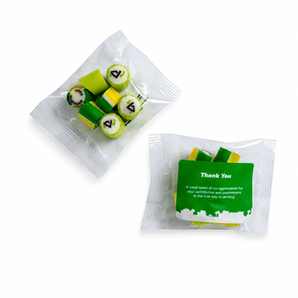 Logo Rock Candy Bags — Custom Branded Confectionery