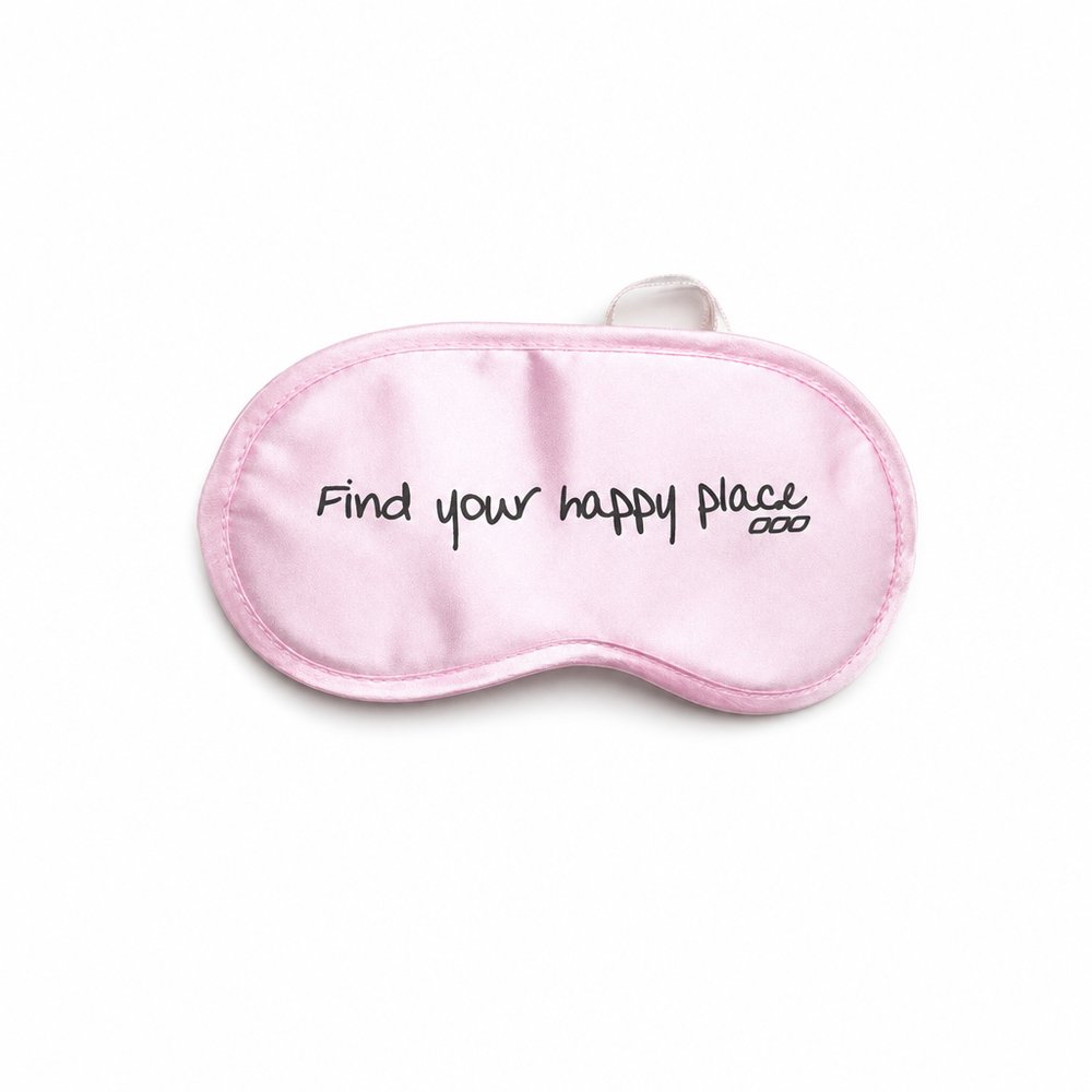 Branded Satin Sleeping Masks — Custom Print