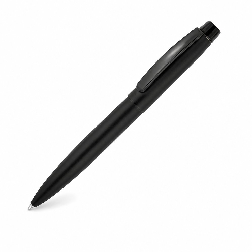 Derofe Matte Black Metal Ballpoint Pen — Engraved