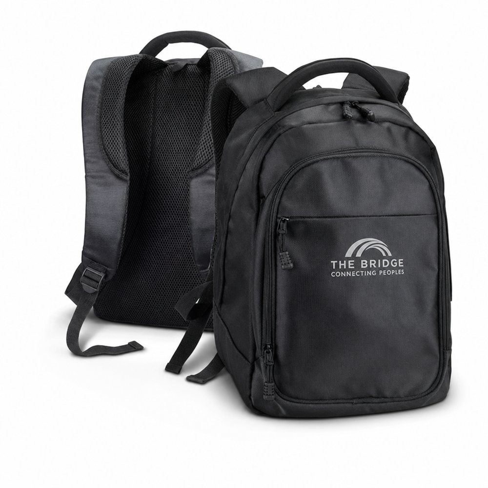 Marino Laptop Backpack — Branded Polyester Pack