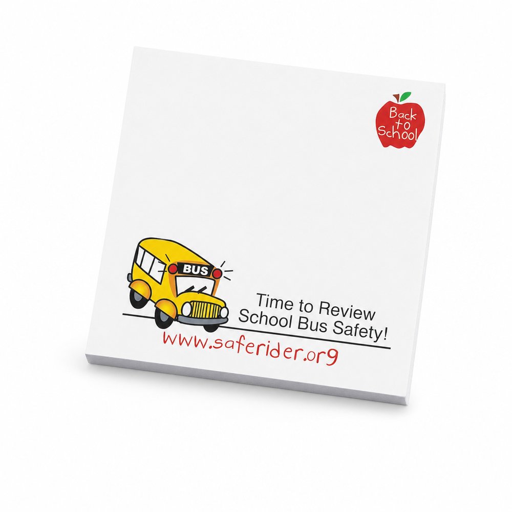 Custom Printed Sticky Note Pads — 2 Colour