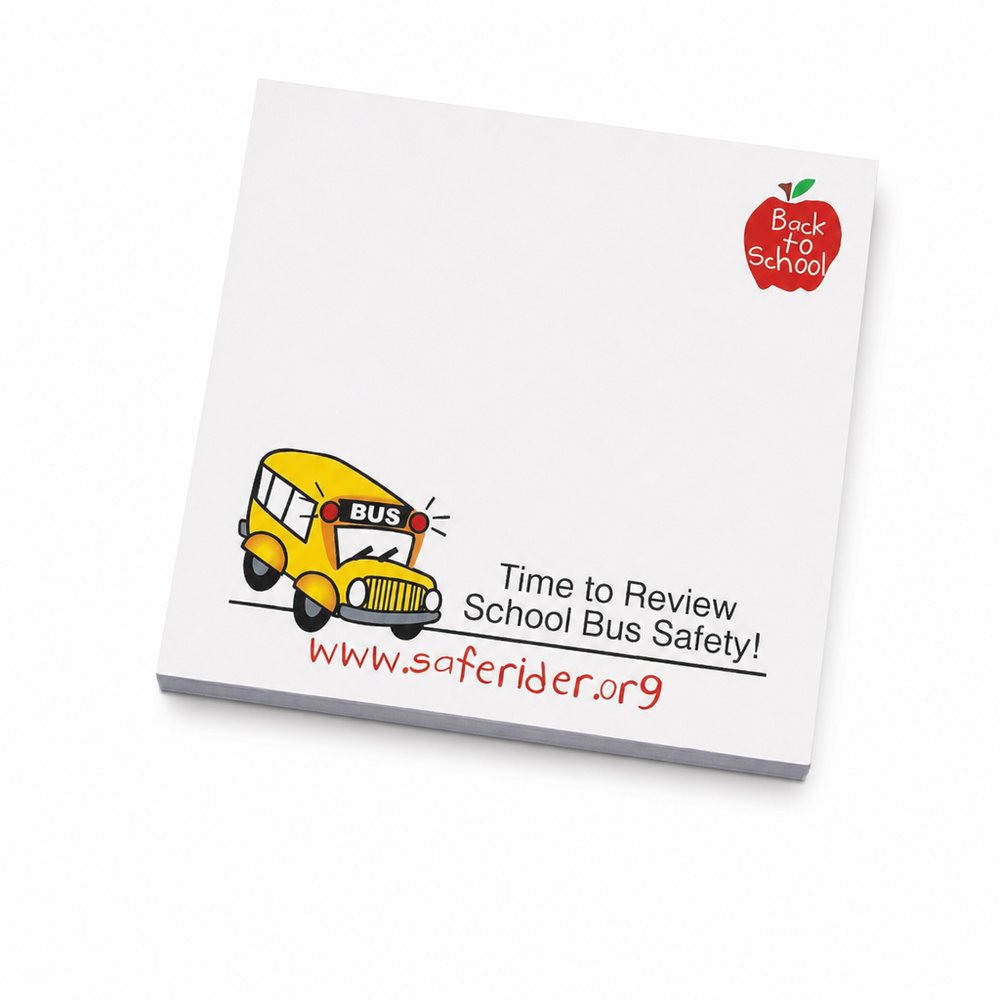 Custom Printed Sticky Note Pads with 3 Colour Print