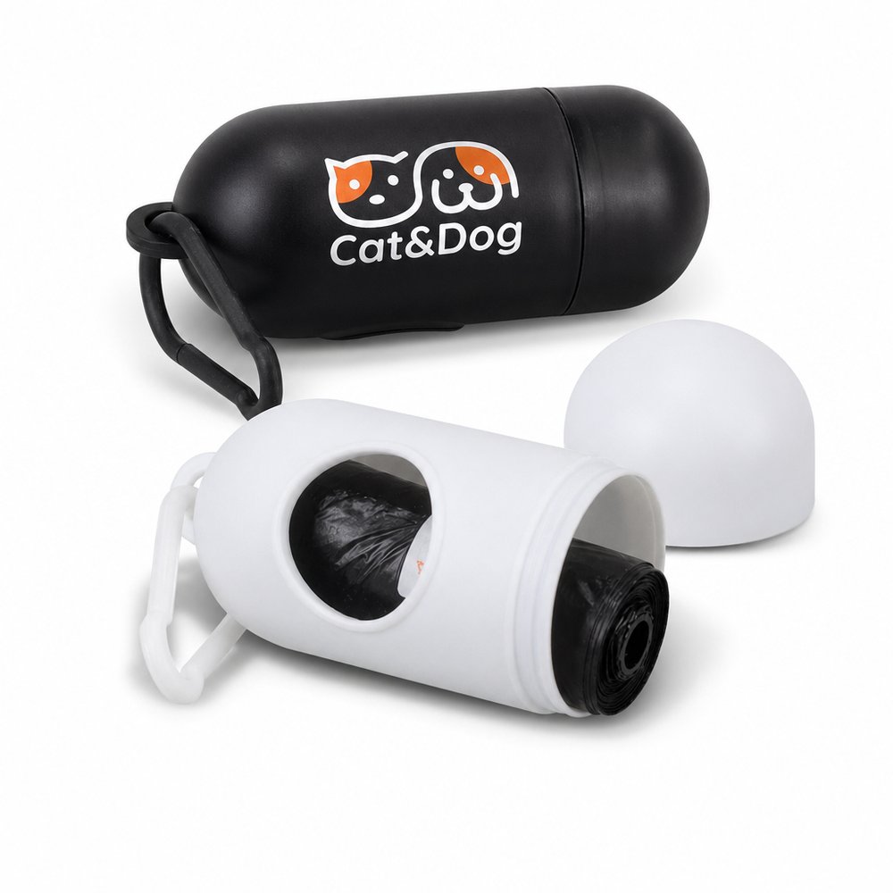 Branded Pet Waste Bag Dispenser with Clip