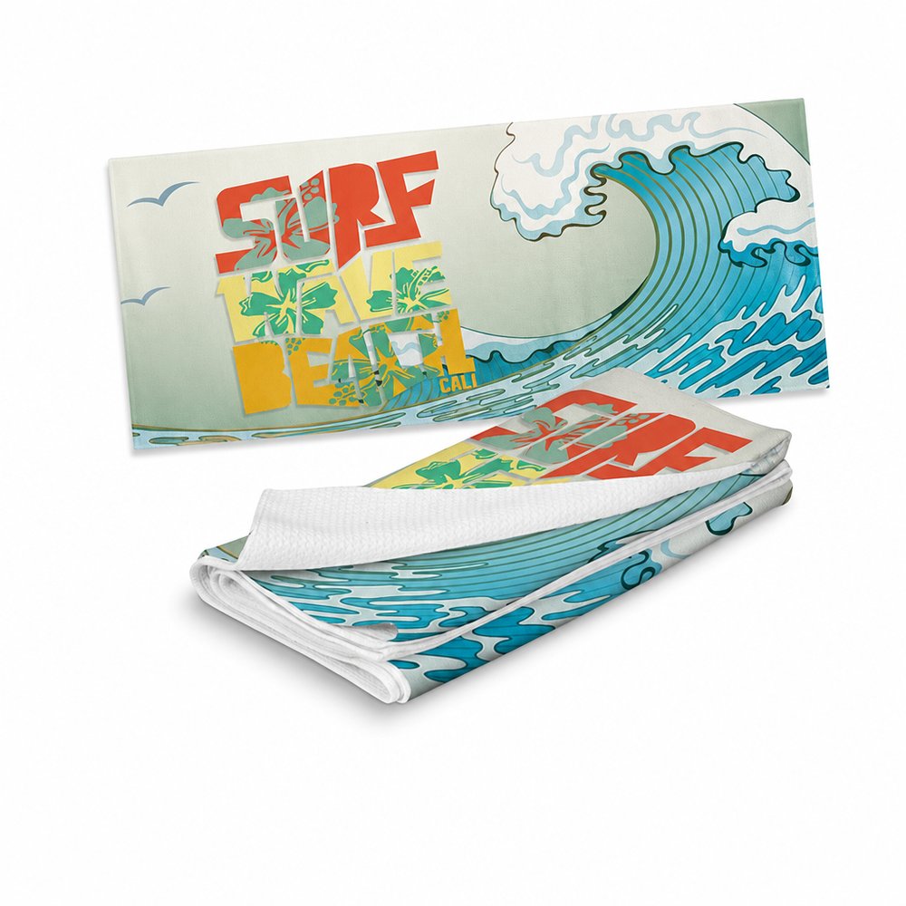Sand-Free Beach Towel — Custom Sublimation Print