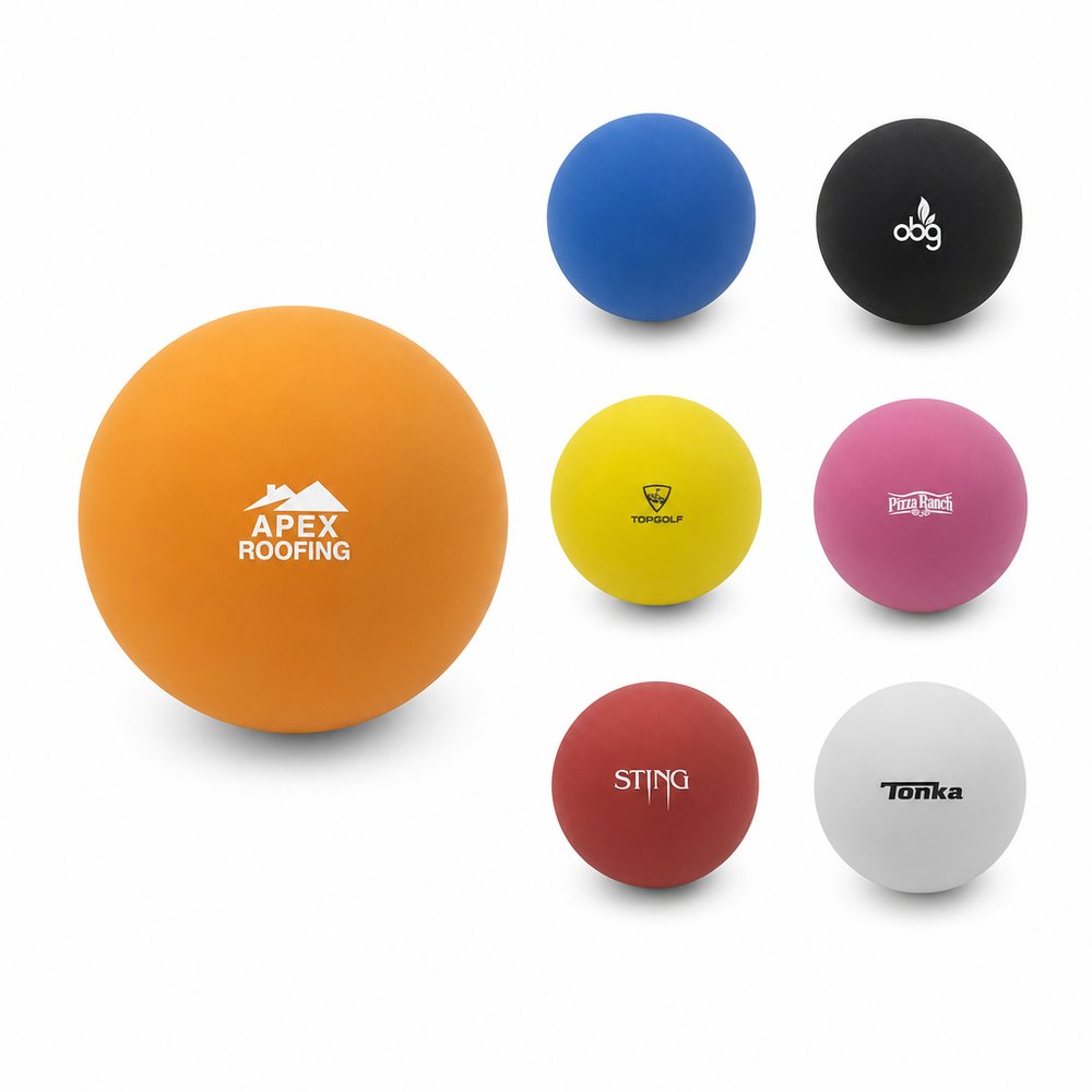 Branded High Bounce Balls — Solid Colour Down Balls