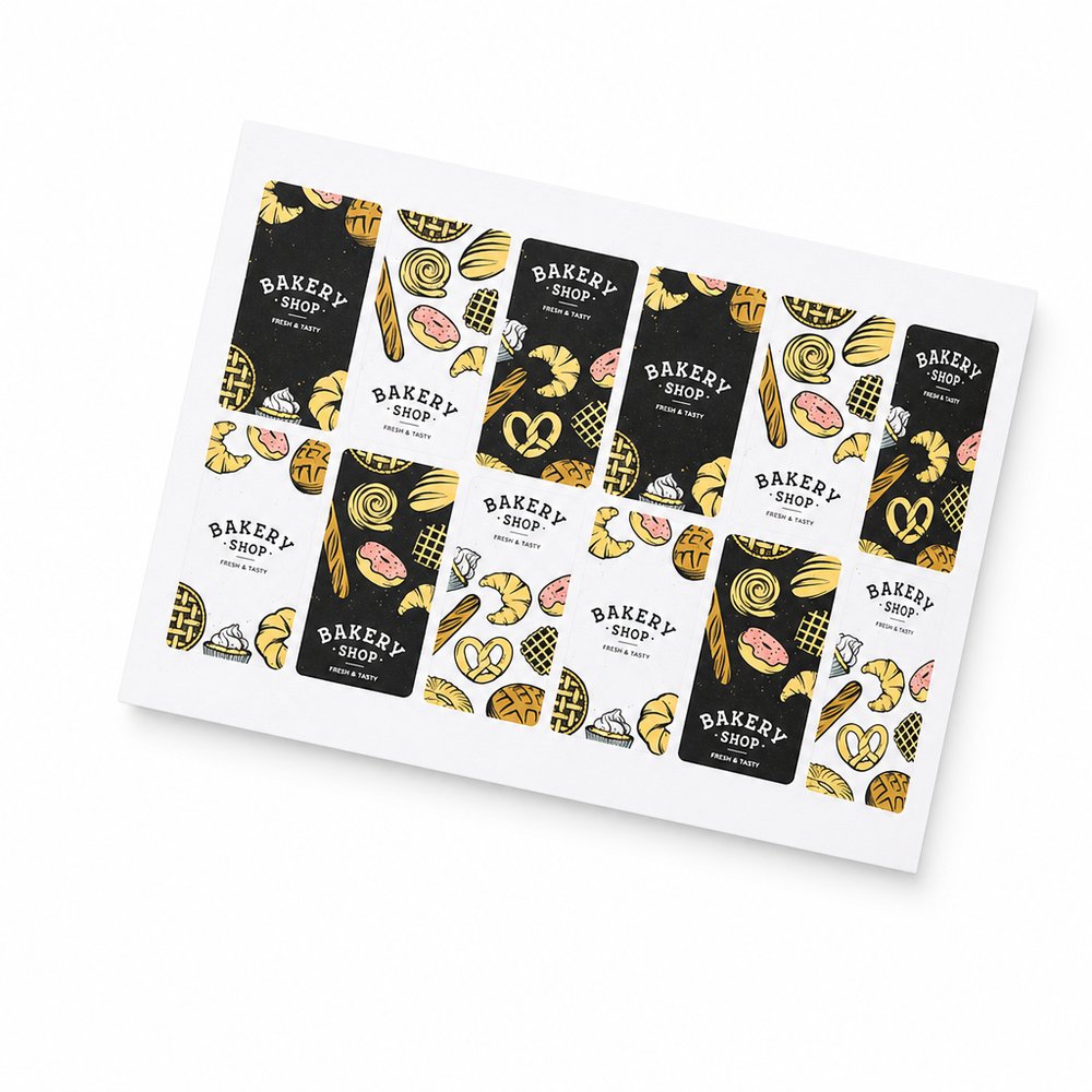 Rectangle Matte Sticker Sheets (40mm x 80mm)