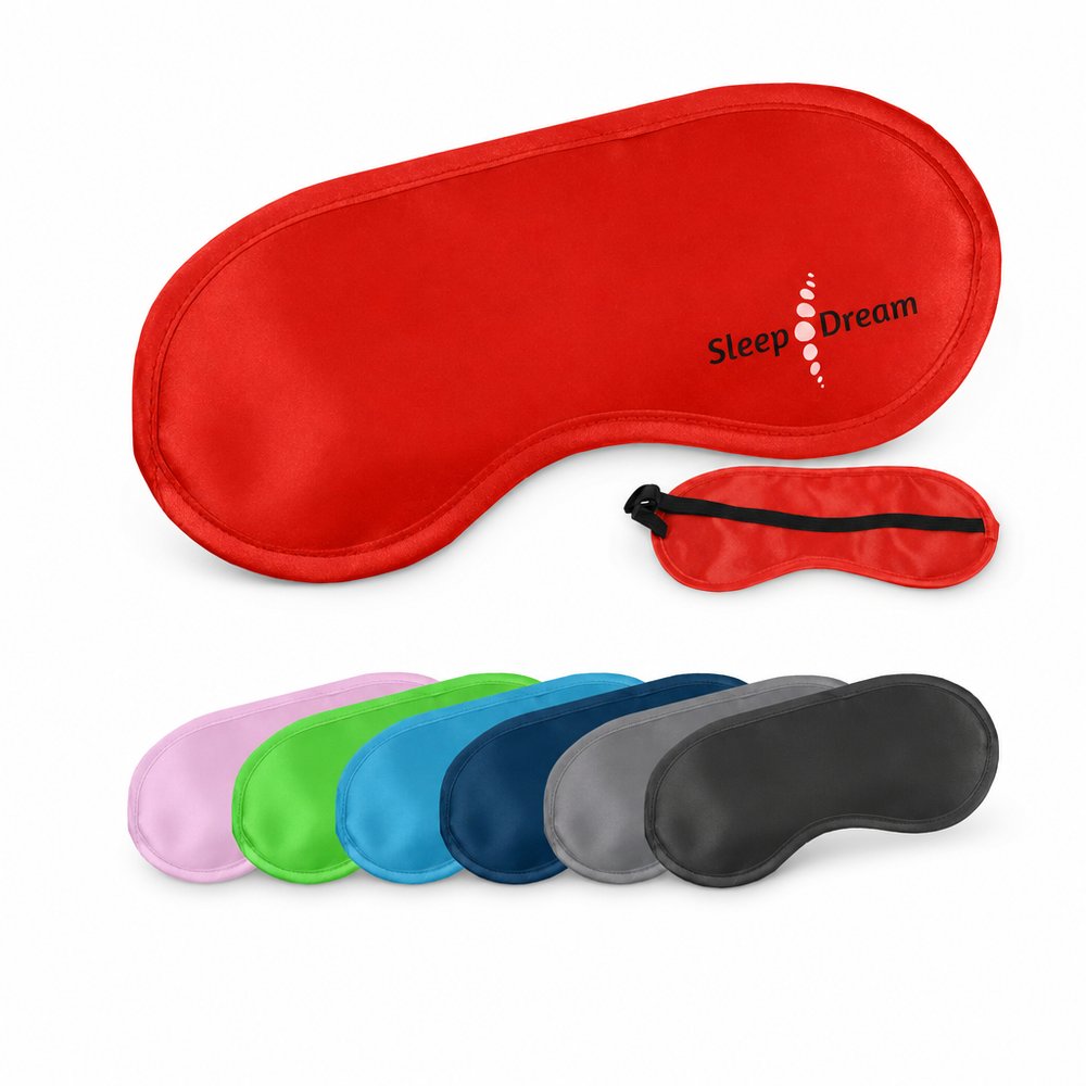 Branded Satin Sleep Eye Masks — Fast Local Stock