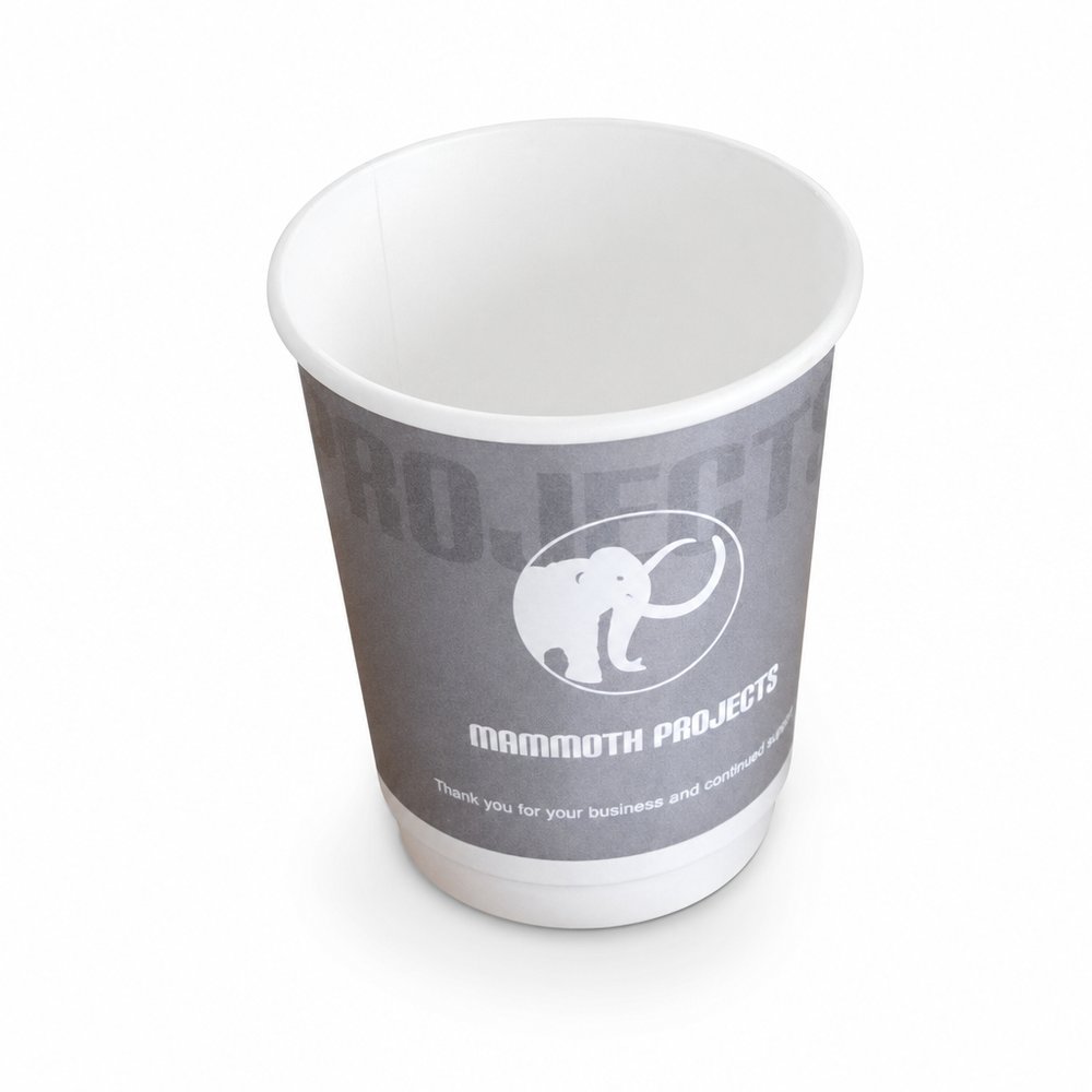 Branded Disposable Coffee Cups 8oz — Custom Printed