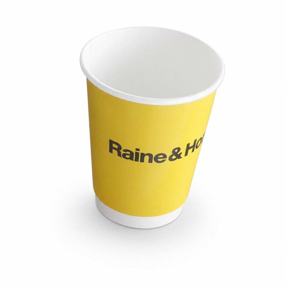 Custom Printed Disposable Coffee Cups 12oz