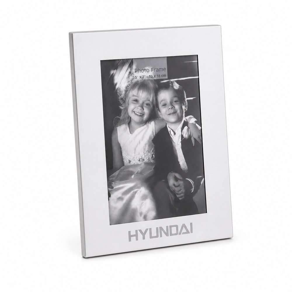 Classic Aluminium Photo Frame in Brushed Silver