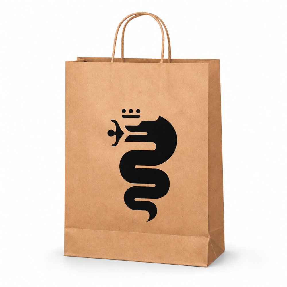 Paper Show Bag — Kraft Carry with Rope Handle