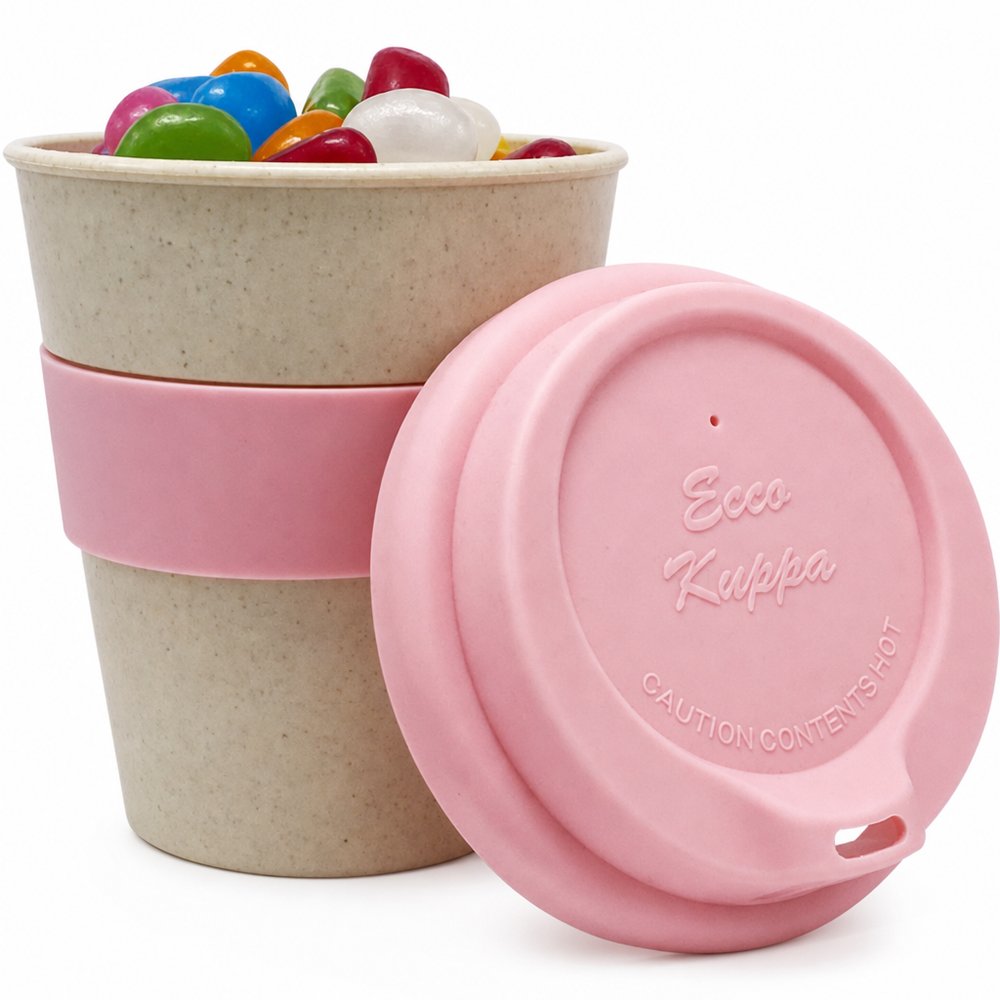 Jelly Beans in Bamboo Reusable Cup