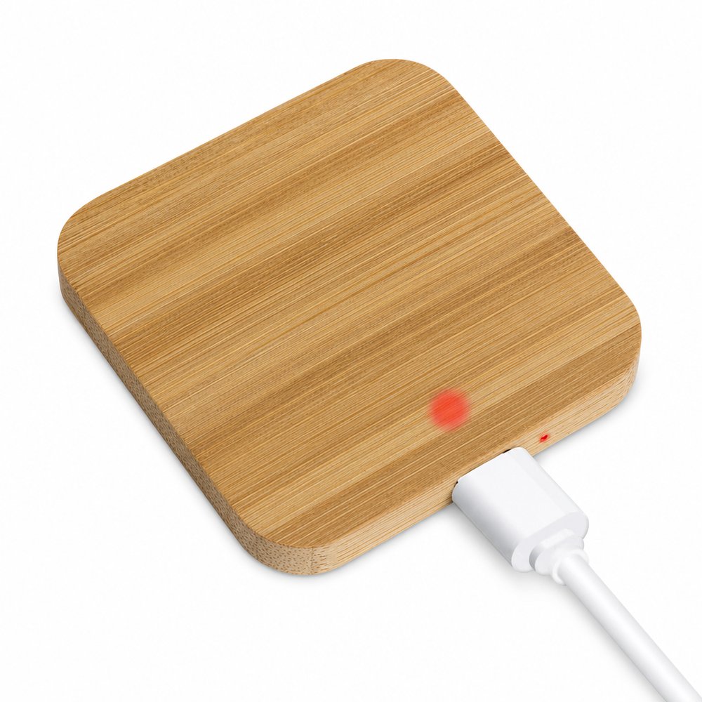 Riley 15W Magnetic Bamboo Wireless Charger