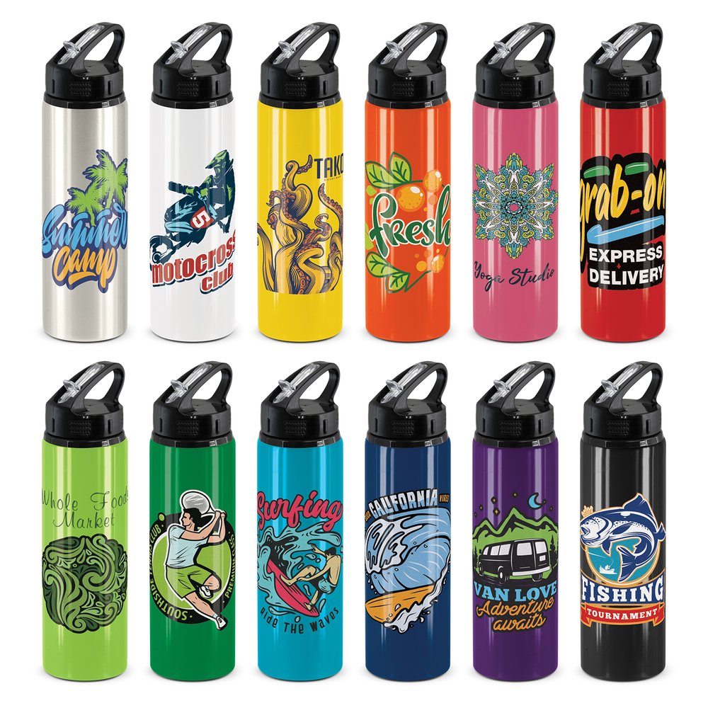 Oasis Flip-Valve Aluminium Water Bottle 750ml