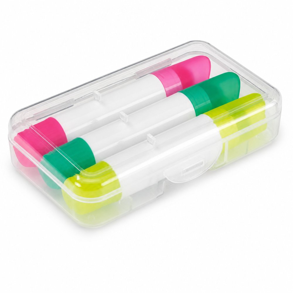 Wax Highlighter Trio in Clear Case