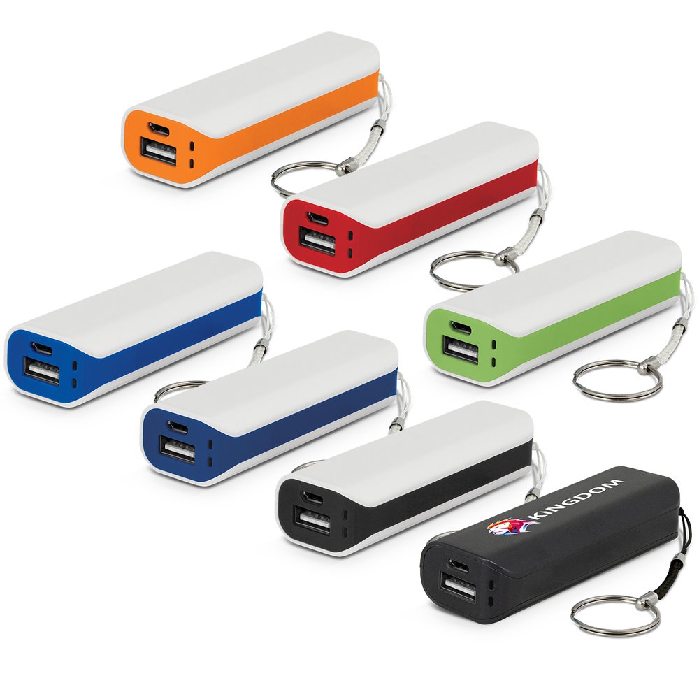 Compact Keyring Power Bank 2200mAh