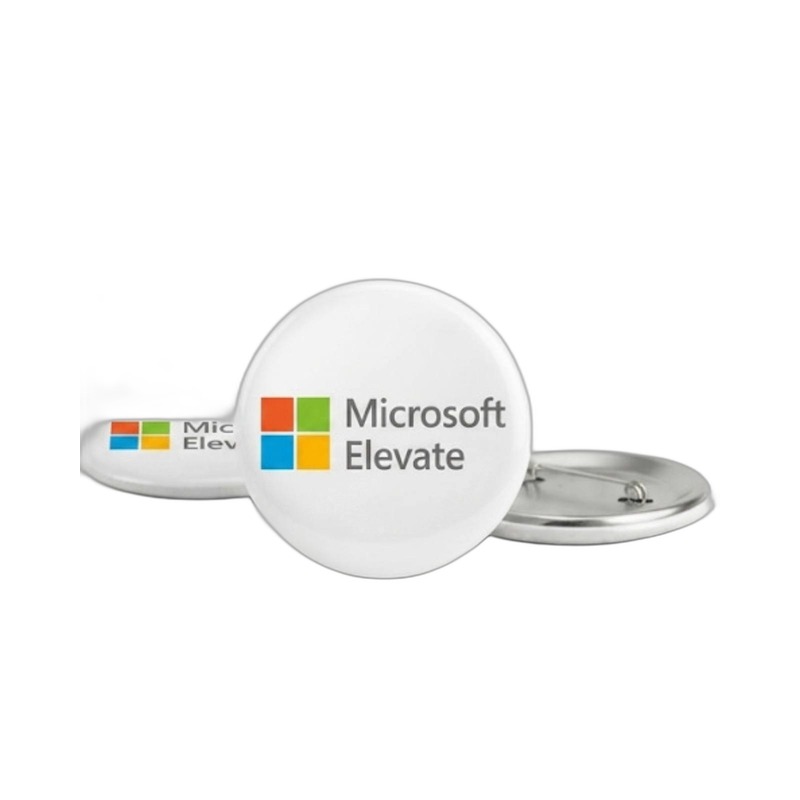 Microsoft Pin back button set produced by Sense2