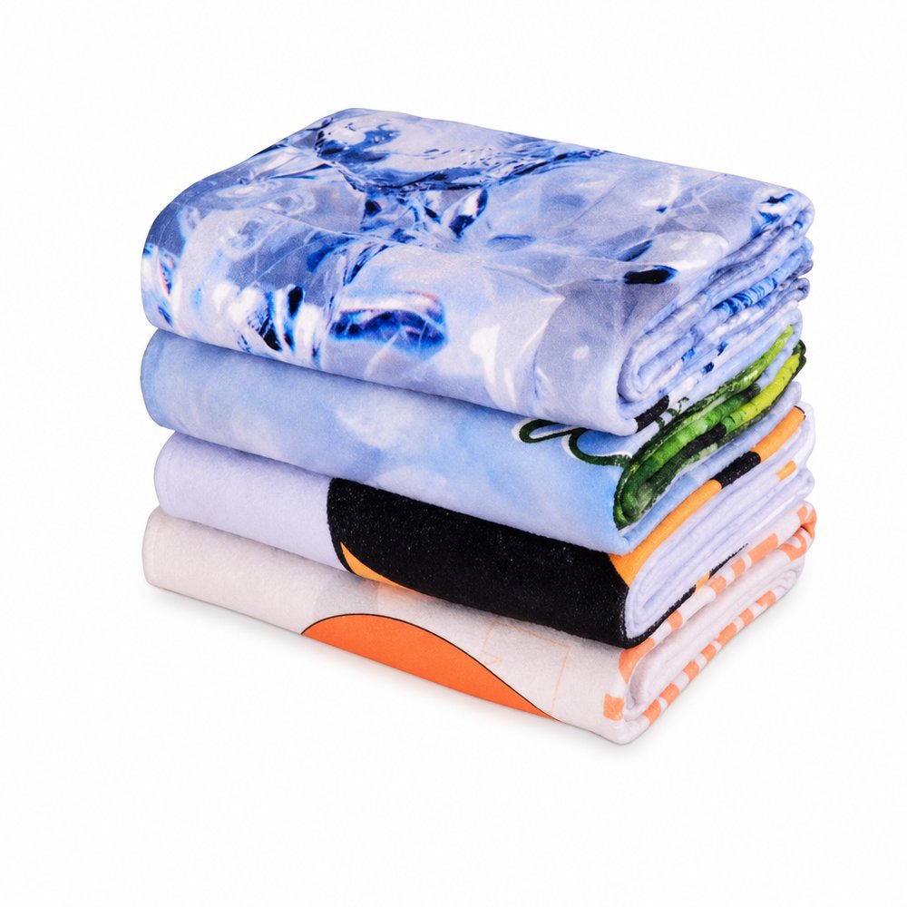 Custom Printed Gym Towels — Microfibre & Cotton