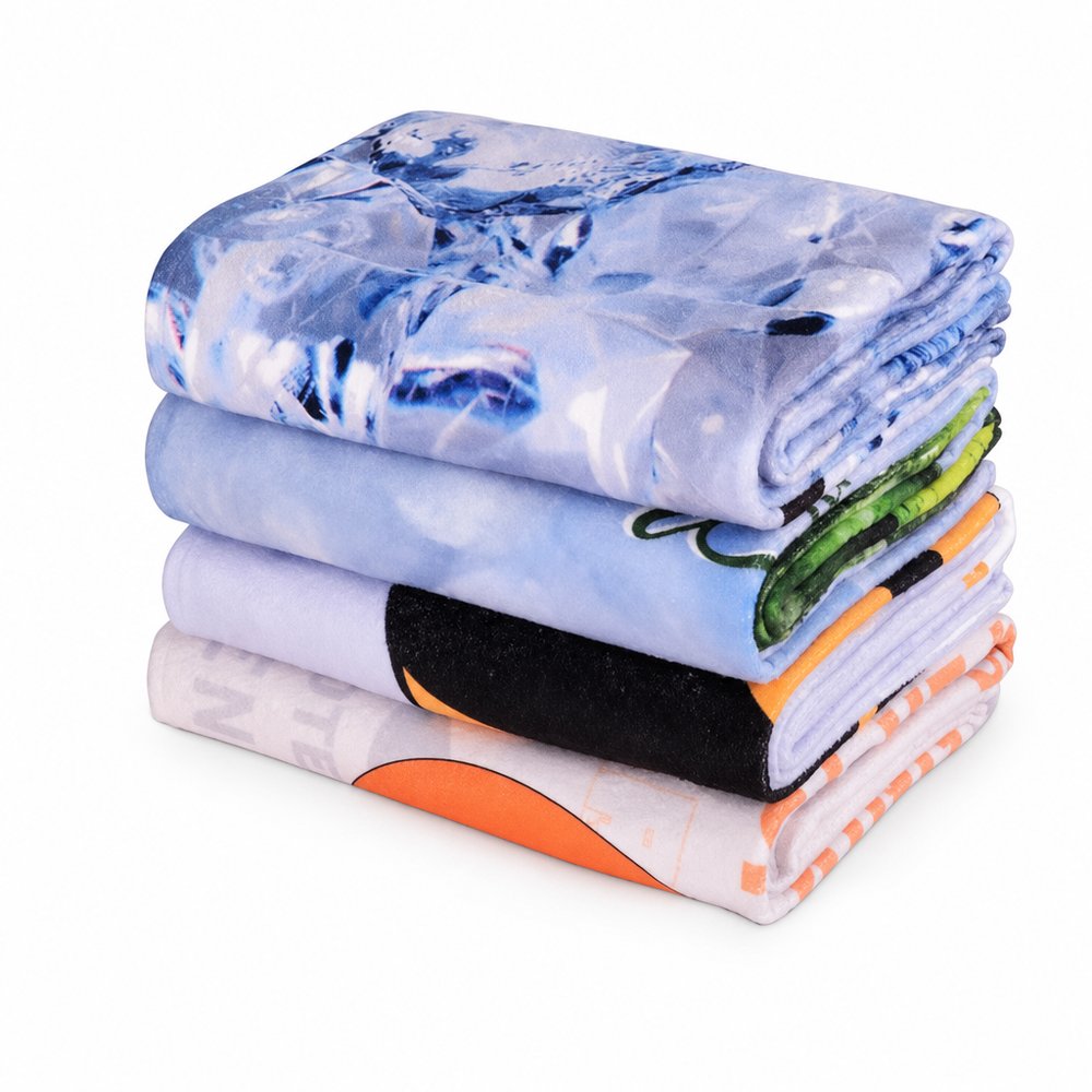 Custom Printed Hand Towels 50x70cm — Full Colour Sublimation