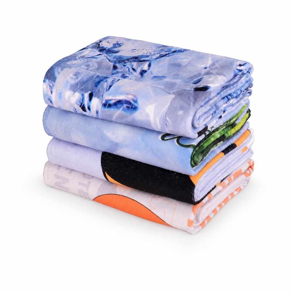 Custom Printed Beach Towels — Full Colour Sublimation