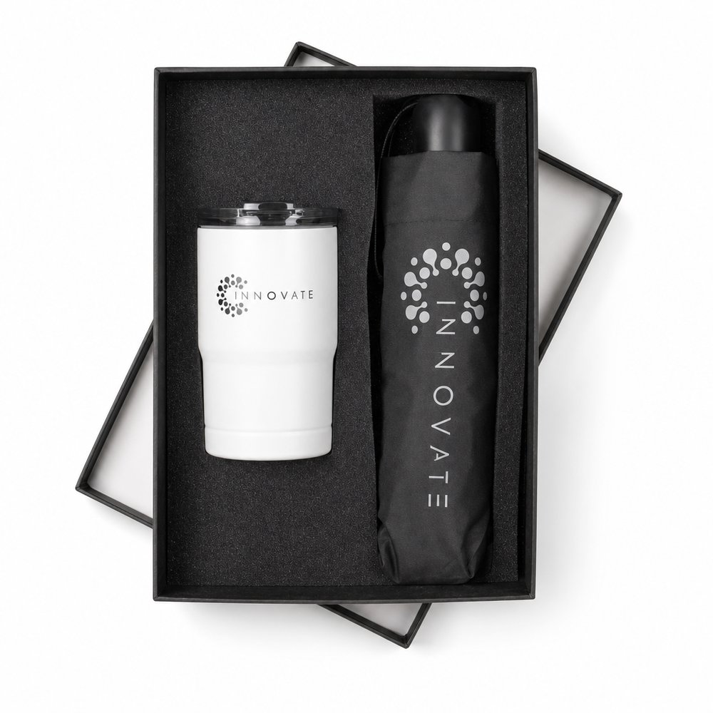 Umbrella & Vacuum Tumbler Gift Sets