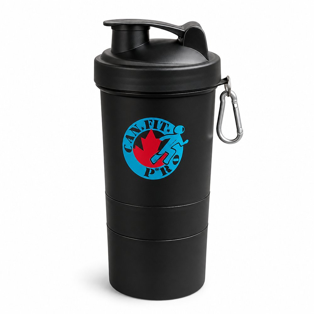 Three-in-One 400ml Protein Shaker Cup
