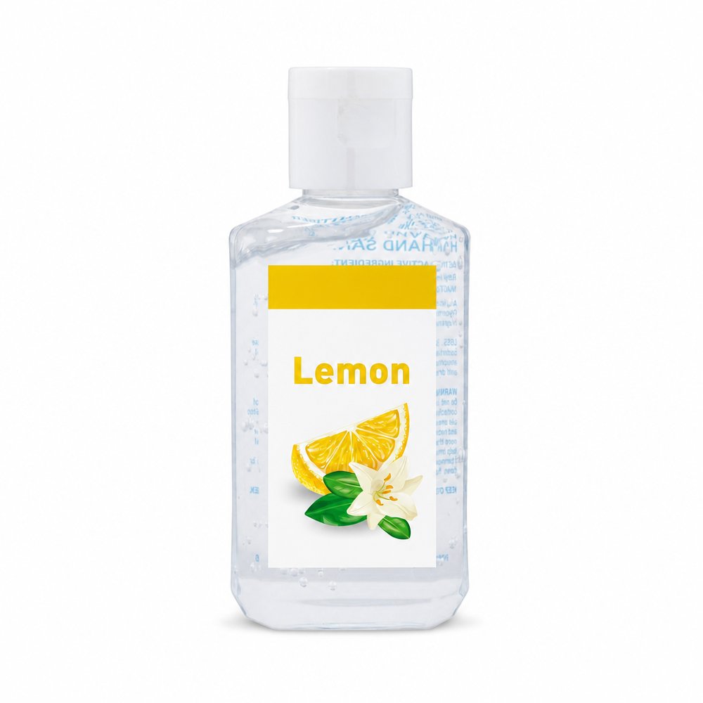 Lemon Hand Sanitiser 60ml Pocket Gel