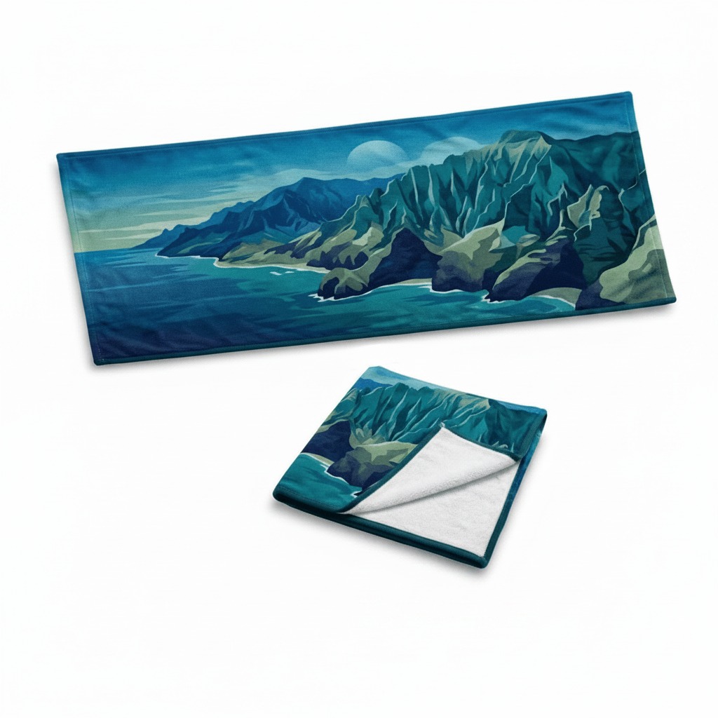 Surfers Sublimated Gym Towel 100 x 40cm
