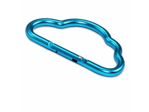 Shaped Keyrings - Carabiners (Cloud)