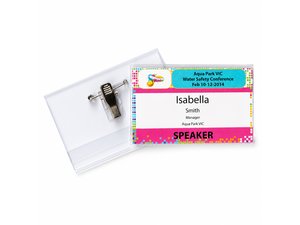 Business Card Size Badge