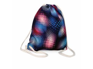 Full Colour Cotton Drawstring Backpacks
